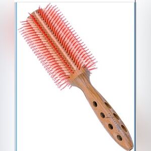 Y.S PARK Wood large Handle Round Hair Brush 60G1 New